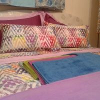 copriletto in raso di puro cotone SCONTO 20 % prodotto artigianale italiano