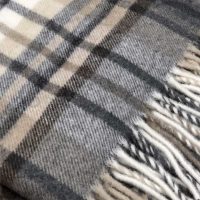 Plaid in pura lana Somma Sky