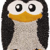 Tappeto bagno/cameretta in cotone Pingu