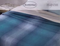 Coperta matrimoniale Somma Florida grigio