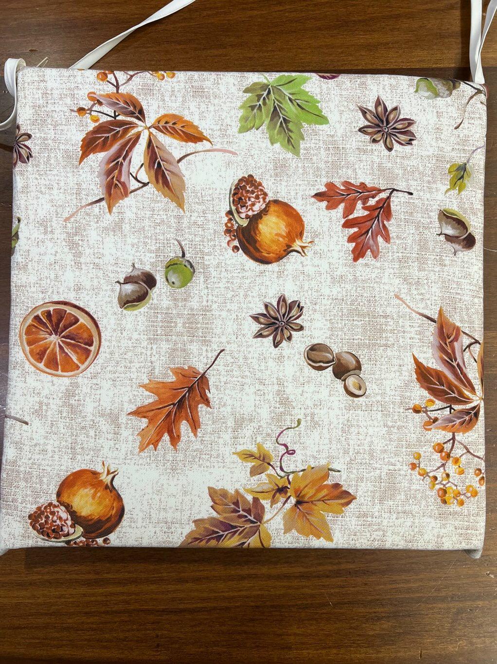 Cuscini quadrati per sedie da cucina/giardino Autunno
