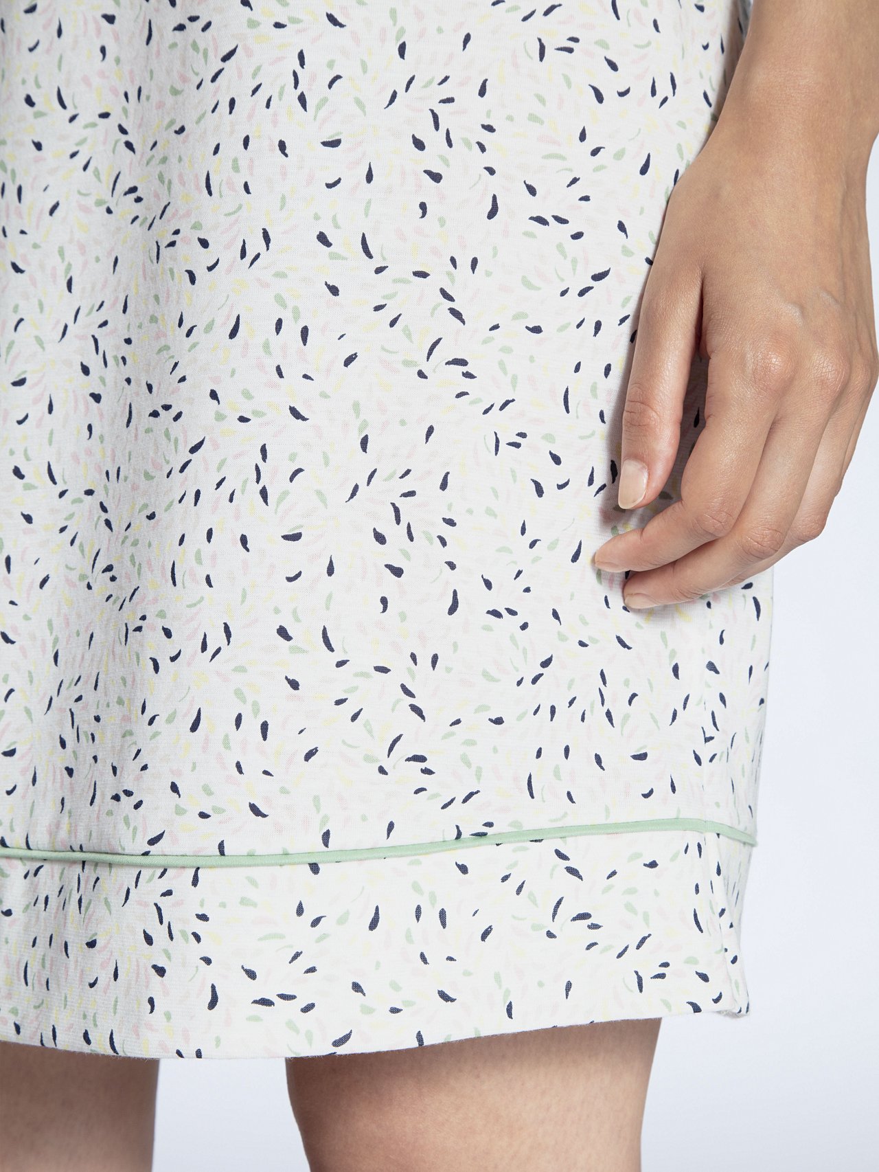 Camicia Da Notte Donna Calida Dolci Sogni – Maniche Lunghe In Blu Scuro, Modello Dritto E Comodo, Taglia 52-54