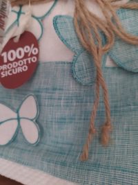 Coppia asciugamani salvietta + ospite ricamate Maryhome