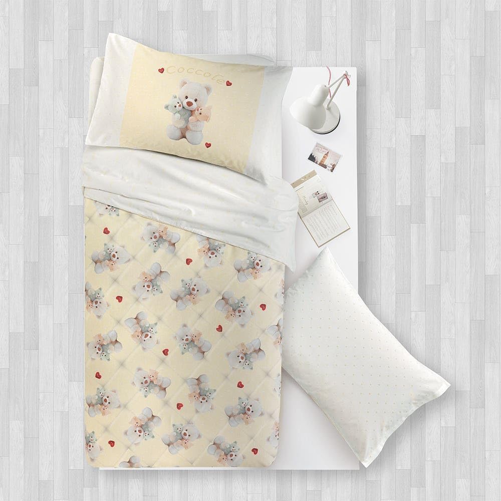 Copriletto trapuntato Coccole Trudi - 20 %