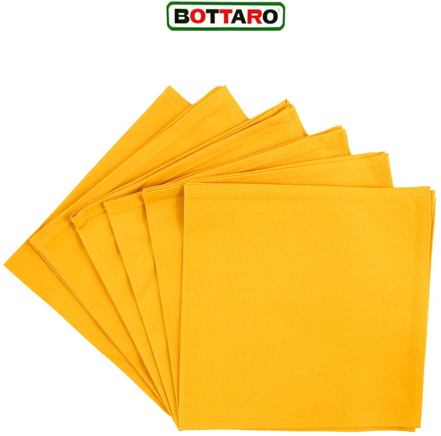 Set 2 Tovaglioli Puro Cotone Fiamamto Tinta Unita - | Ecom