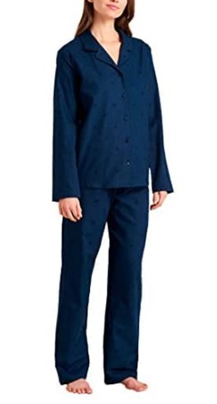 Pigiama aperto flanellina Schiesser - 50 %
