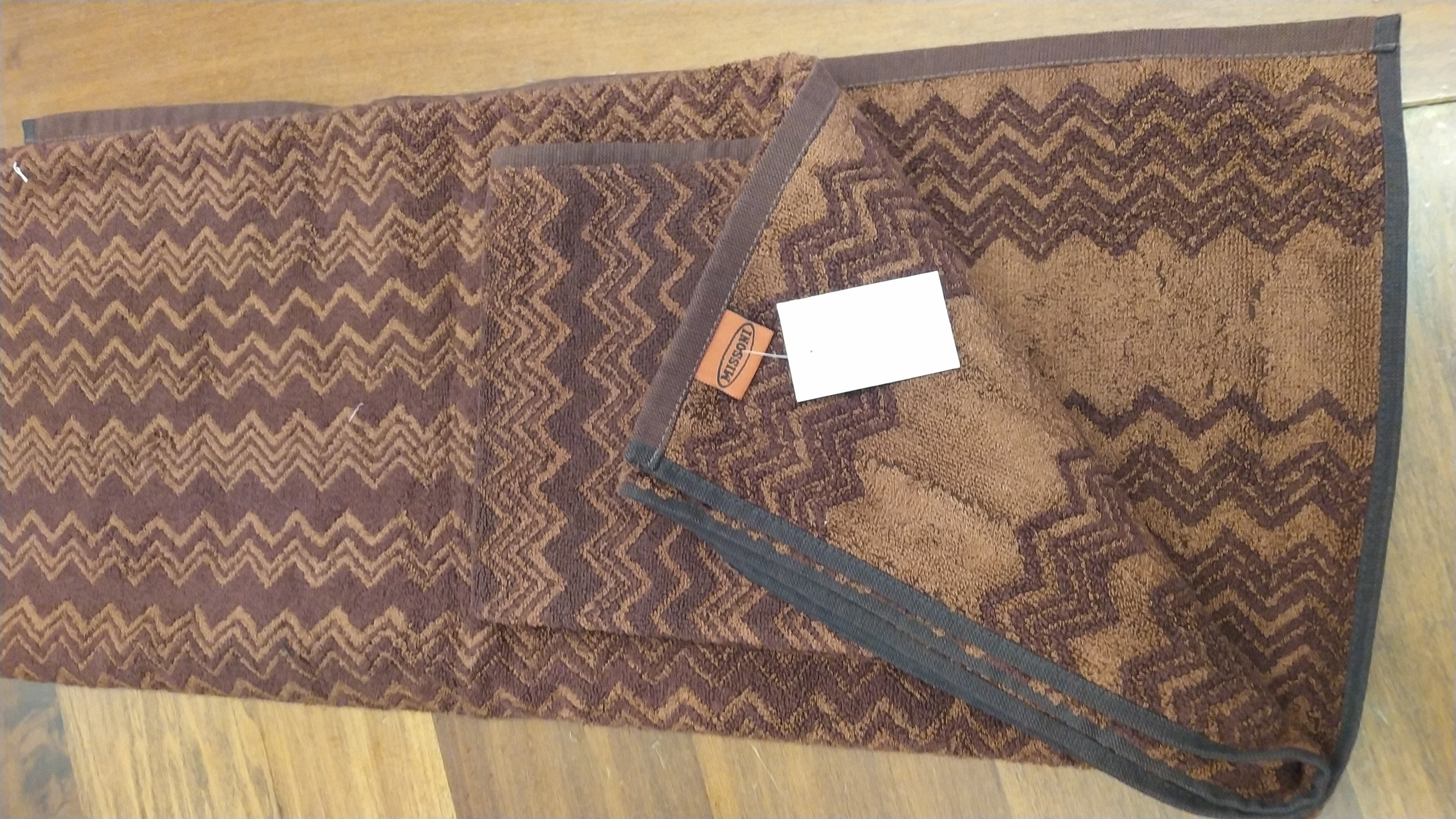 Coppia spugne Missoni salvietta + ospite Giacomo