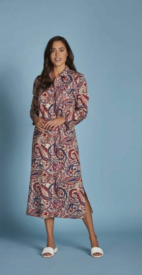 Chemisier caftano in cotone - 50 %