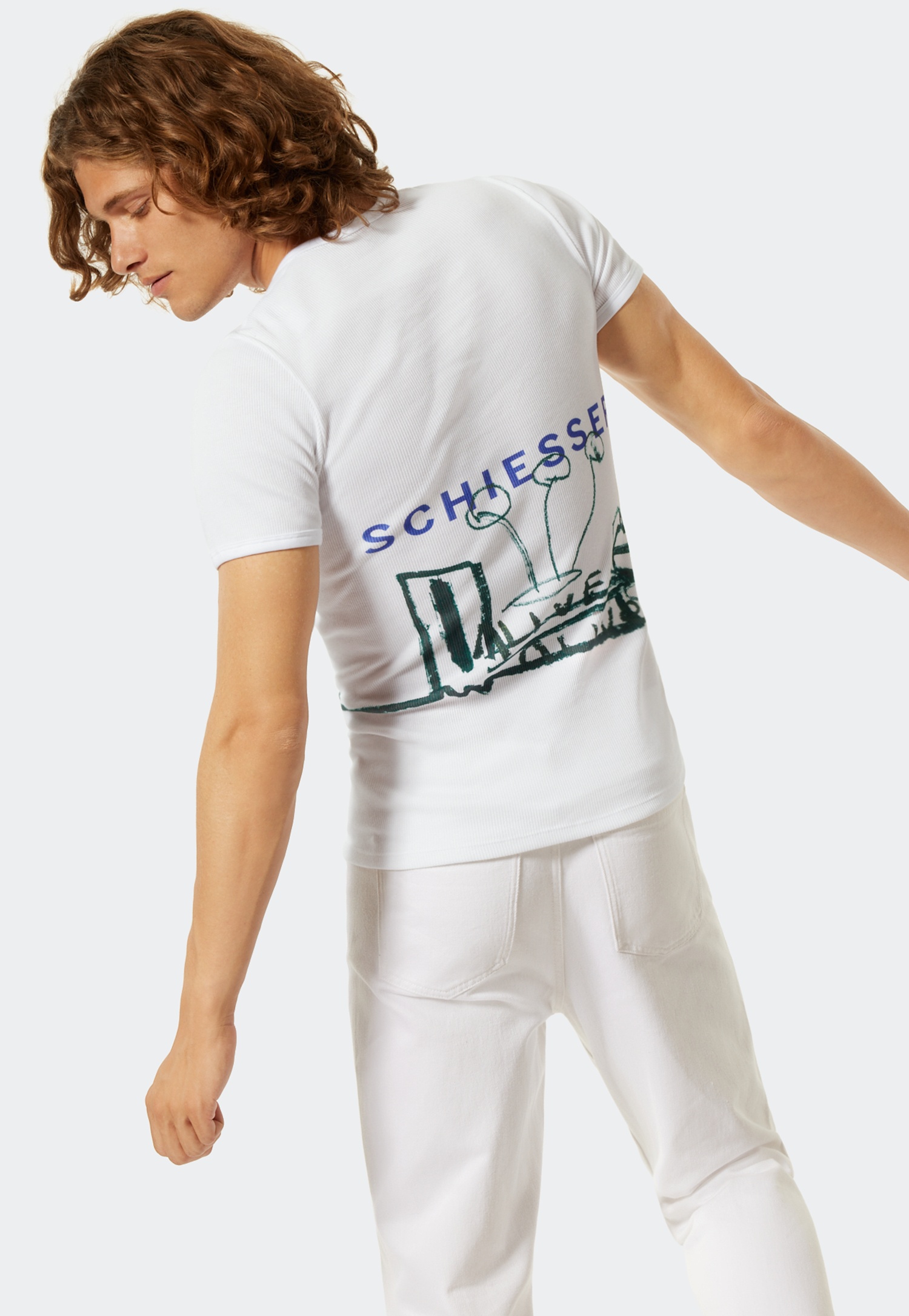 T- shirt cotone organico Schiesser Friedrich SCONTO 50 %