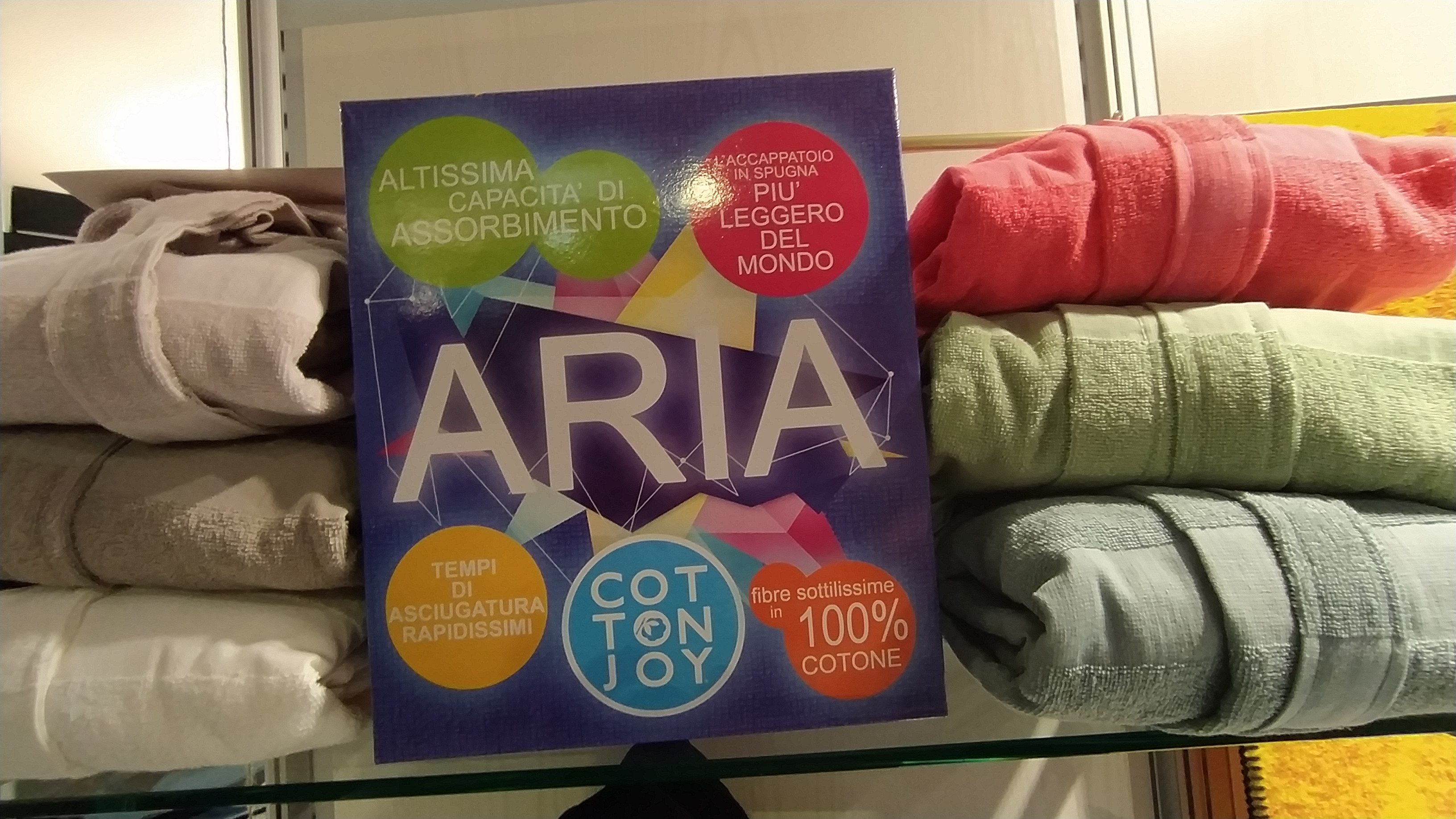 Accappatoio spugna ultra-leggera Aria