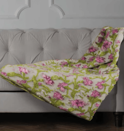Plaid/coperta in lana cotta Ibisco Lana Italia