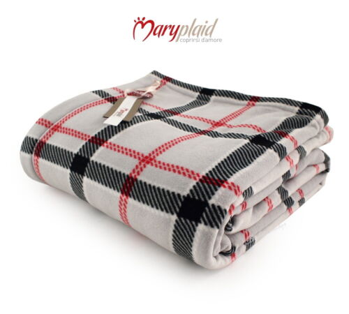 Coperta matrimoniale in pile Maryplaid