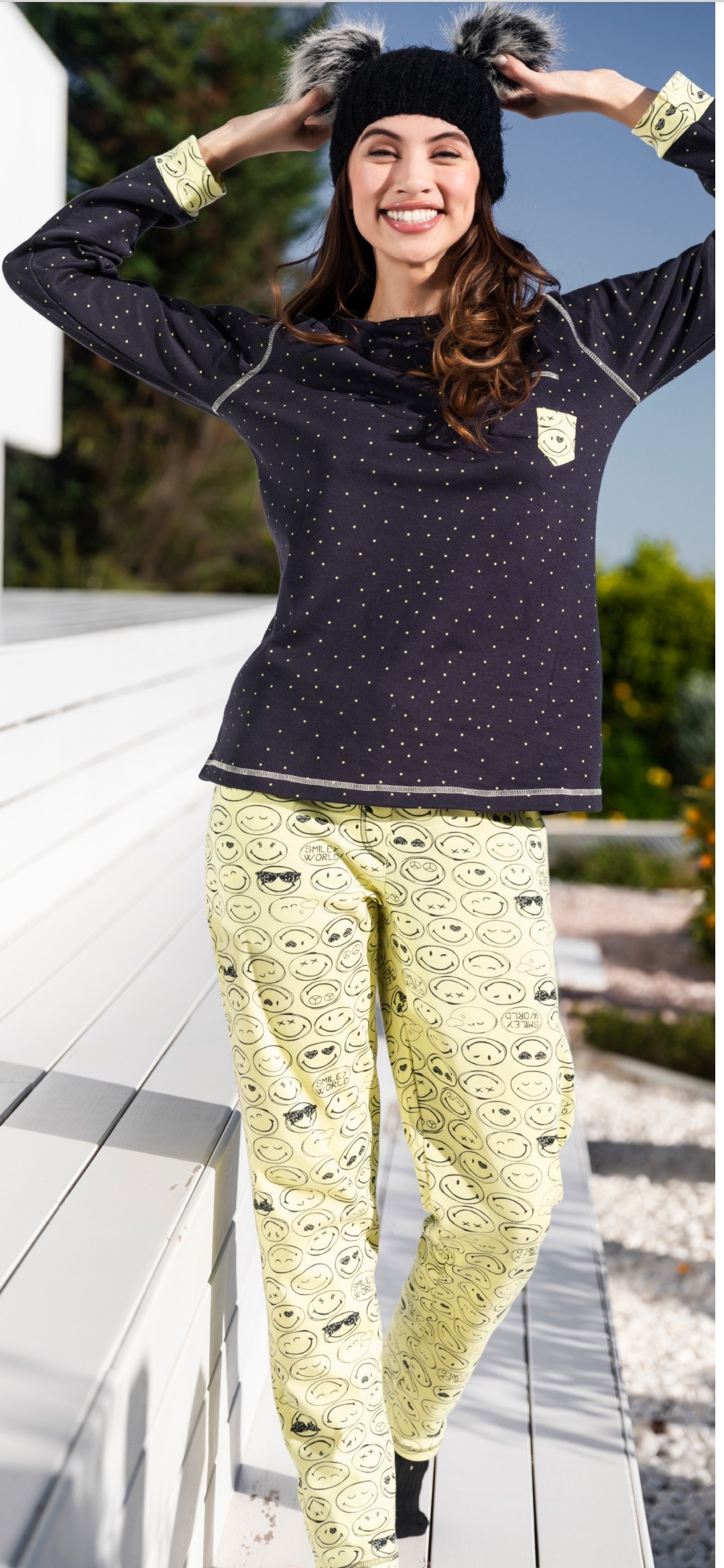 Pigiama cotone invernale Smile Barandi - 30 %