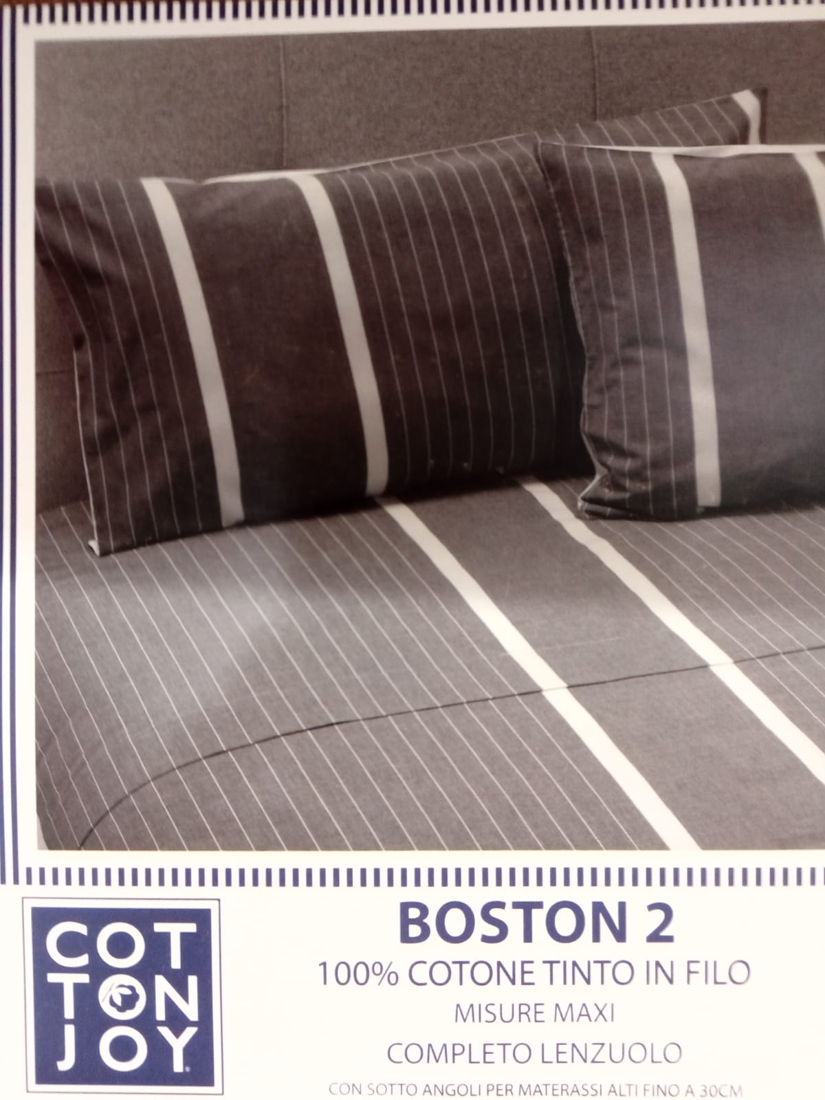 Completo lenzuola maxi stone washed Boston2  - 30 %