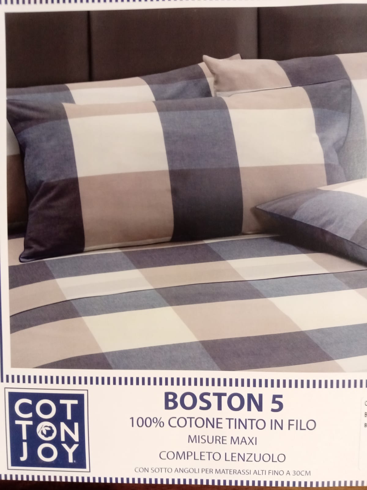 Completo lenzuola maxi stone washed Boston5  - 30 %