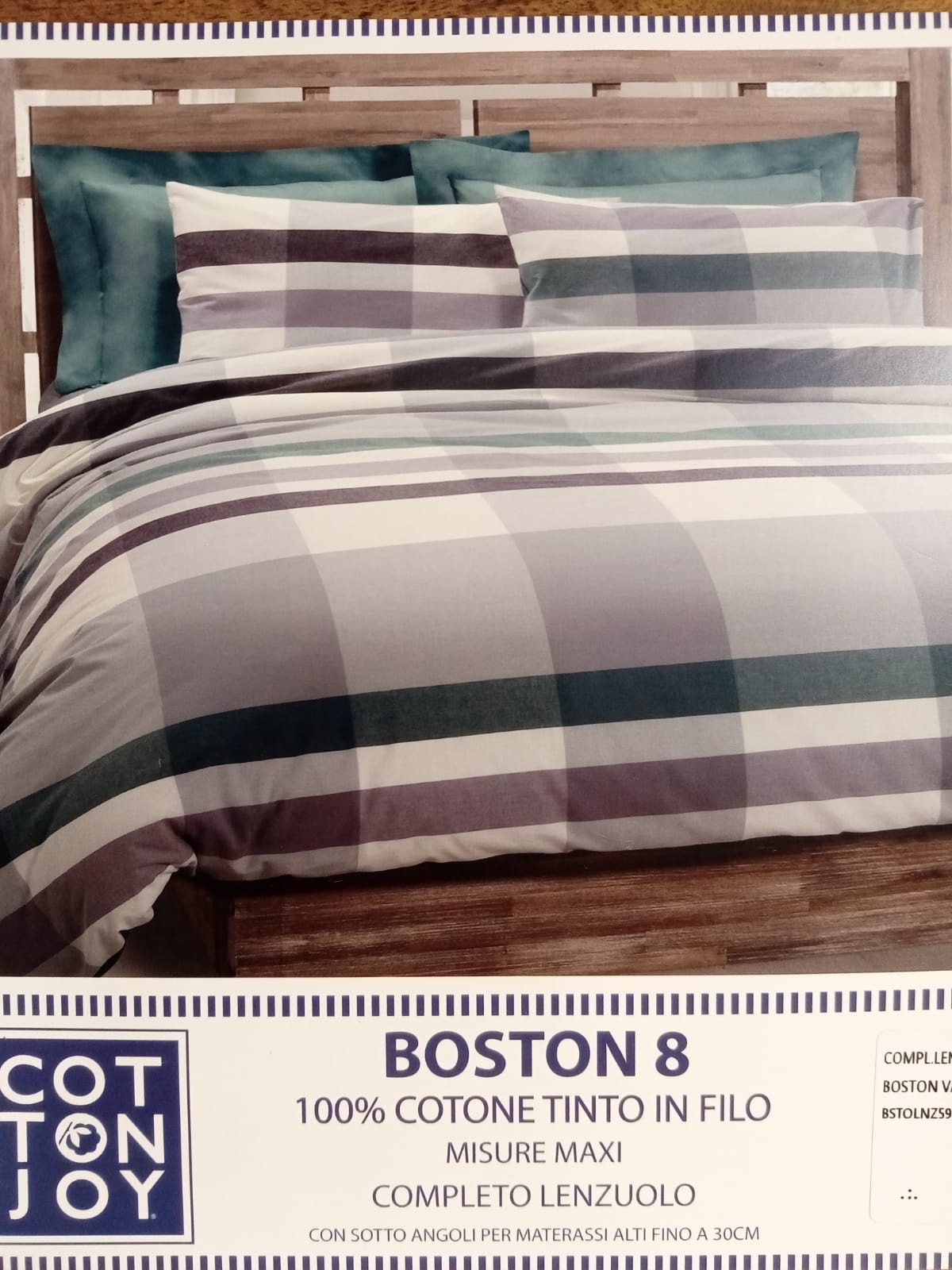 Completo lenzuola maxi stone washed Boston8  - 30 %