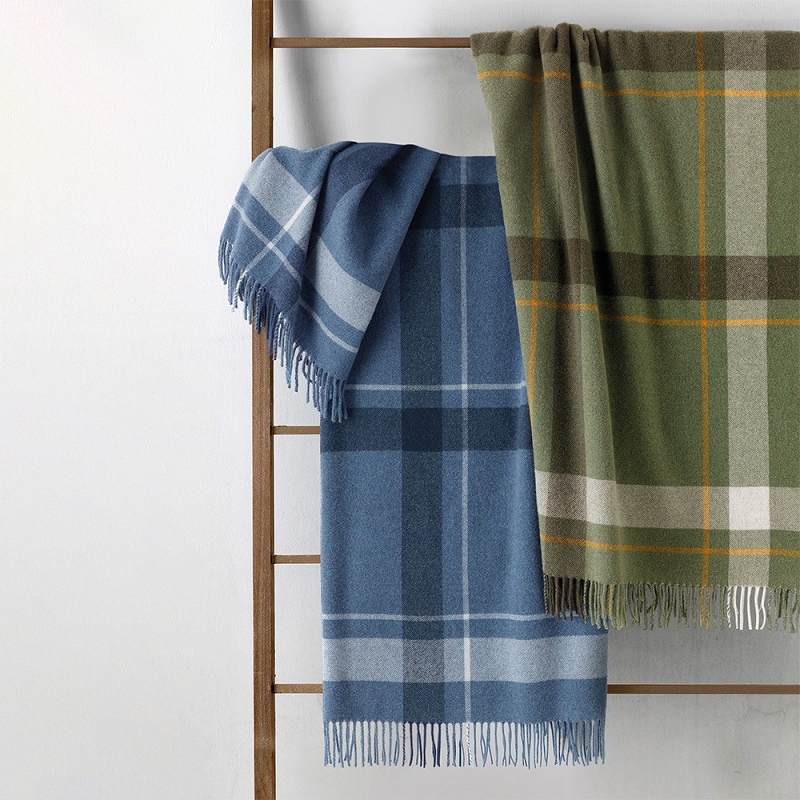 Plaid lana merino Somma Hudson - 10 %