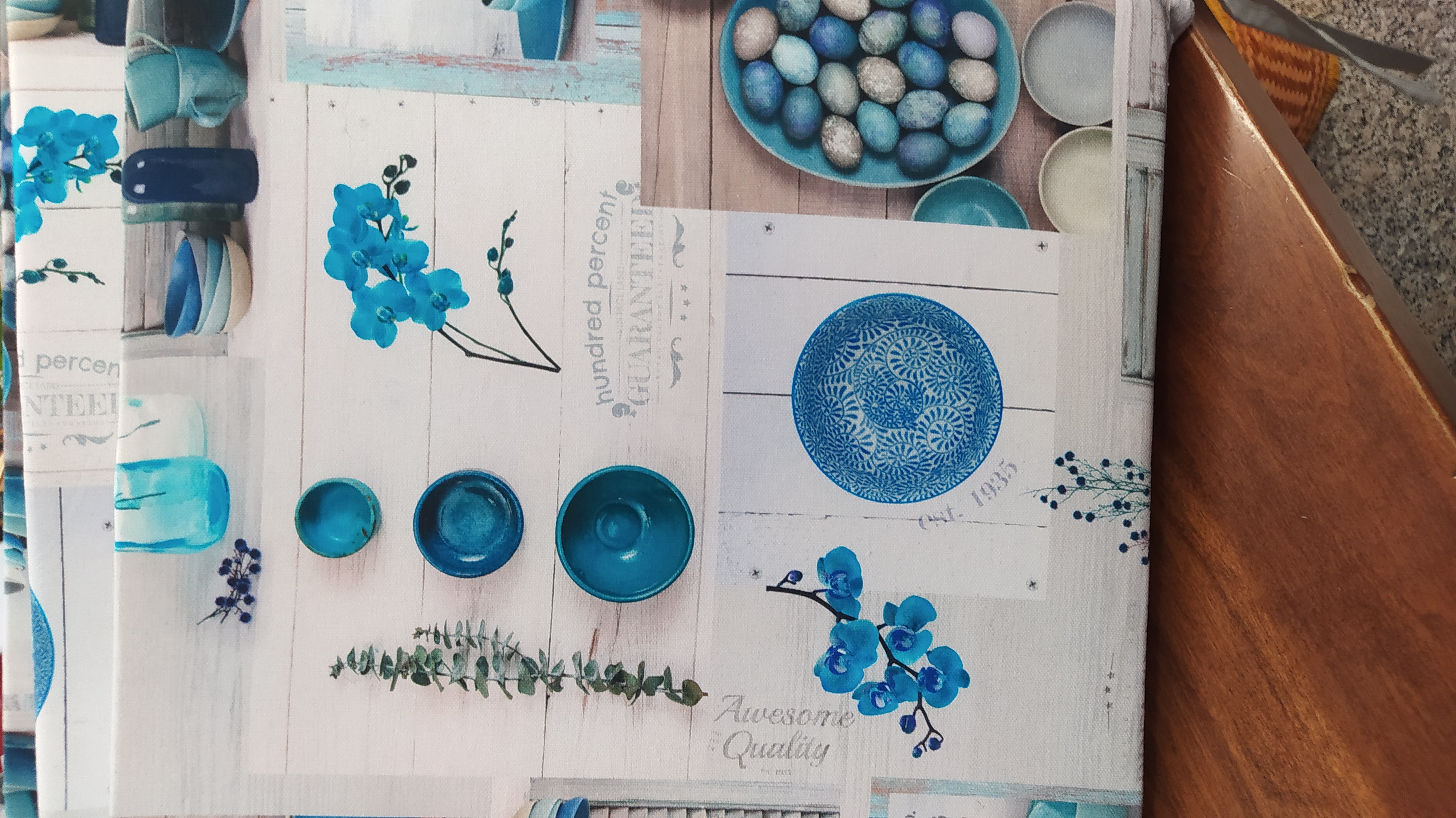 Cuscini quadrati per sedie da Azzurro Primavera - 46 %