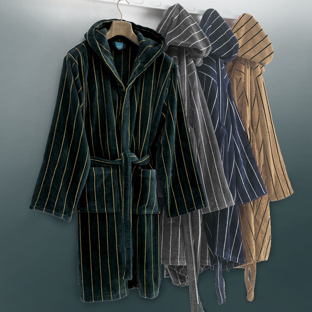 Accappatoio con cappuccio Pretti Gessato - 30 %