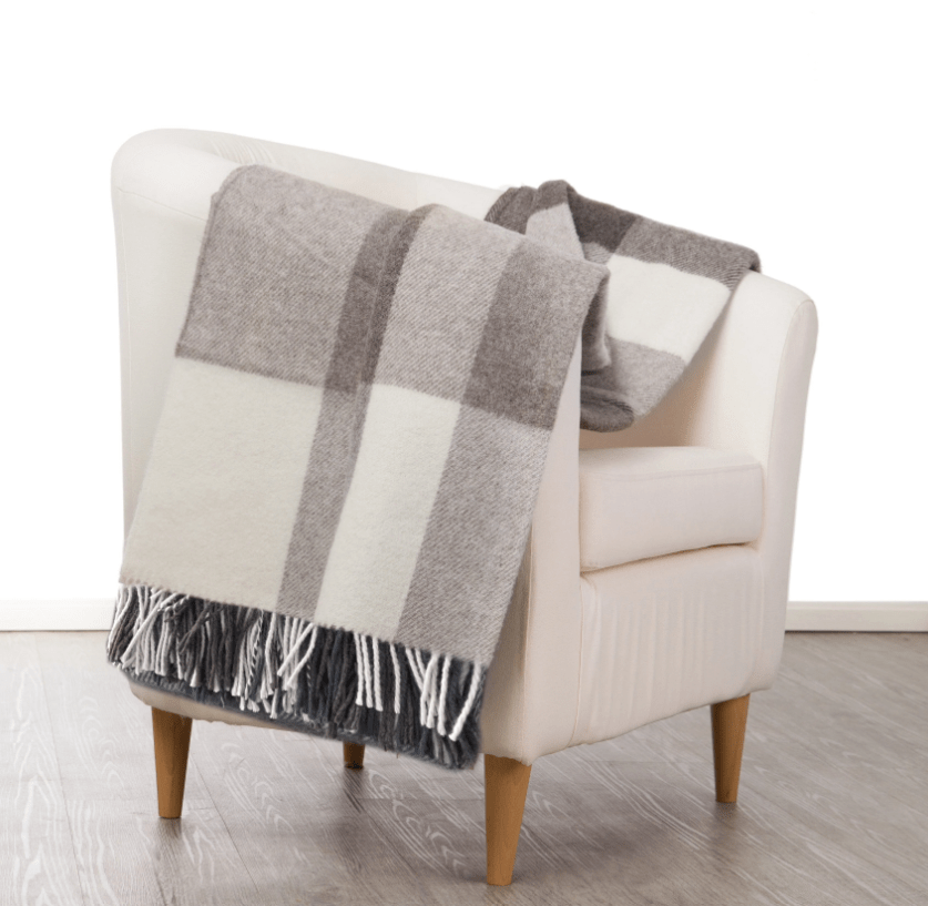 Plaid in pura lana Lanerossi Check - 31 %