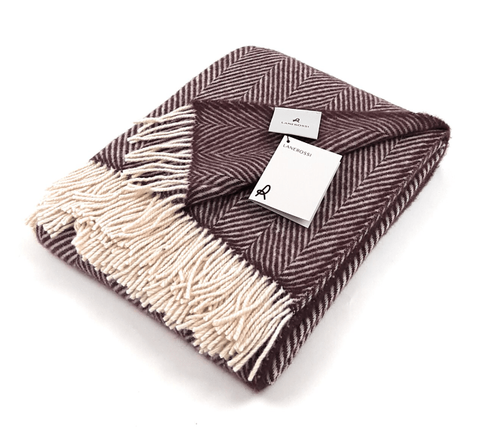 Plaid in pura lana Lanerossi Spina - 31 %
