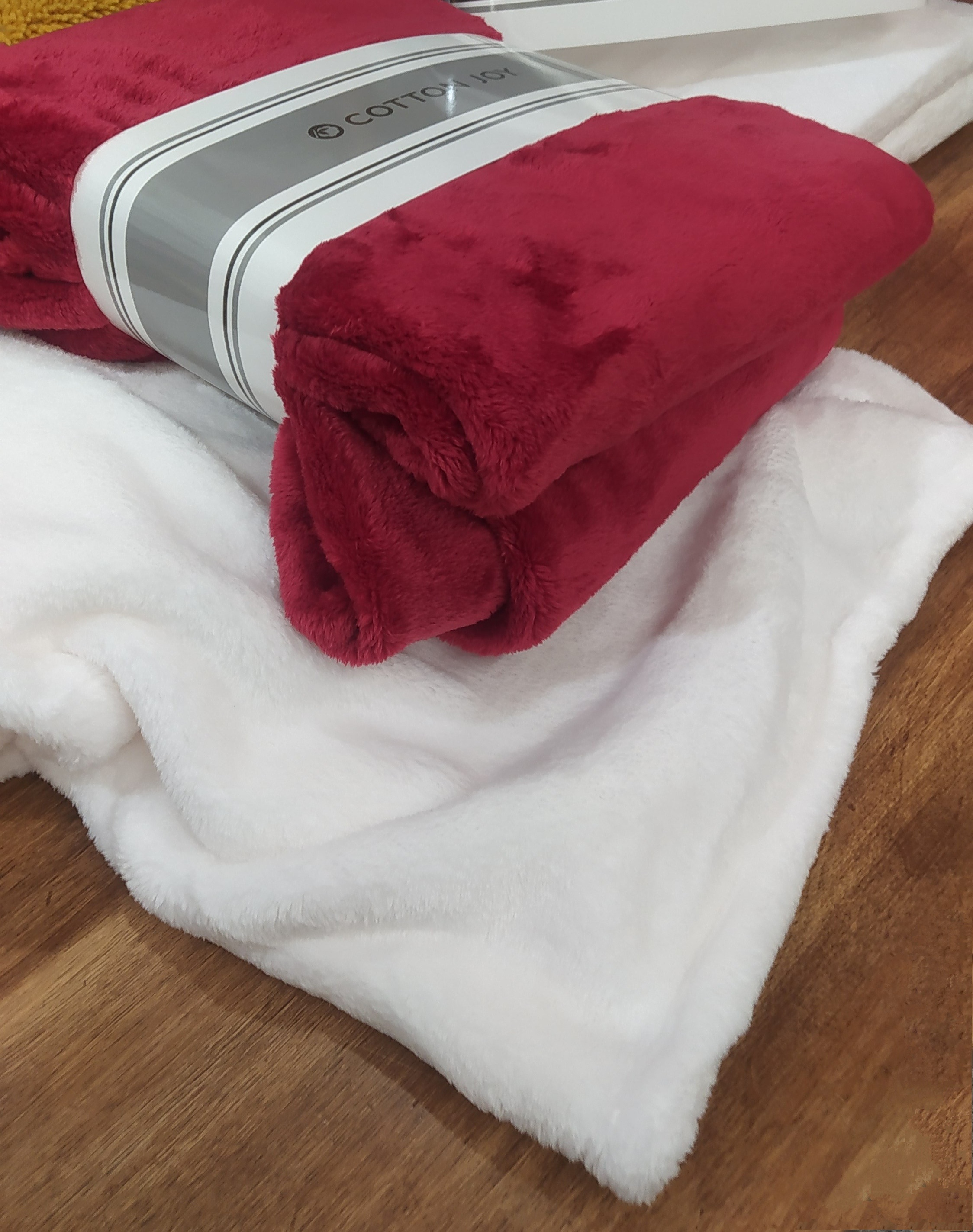 Coperta plaid in pile Nuvola Cotton joy