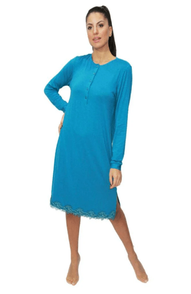 Camicia da notte con pizzo Amadine - 33 %