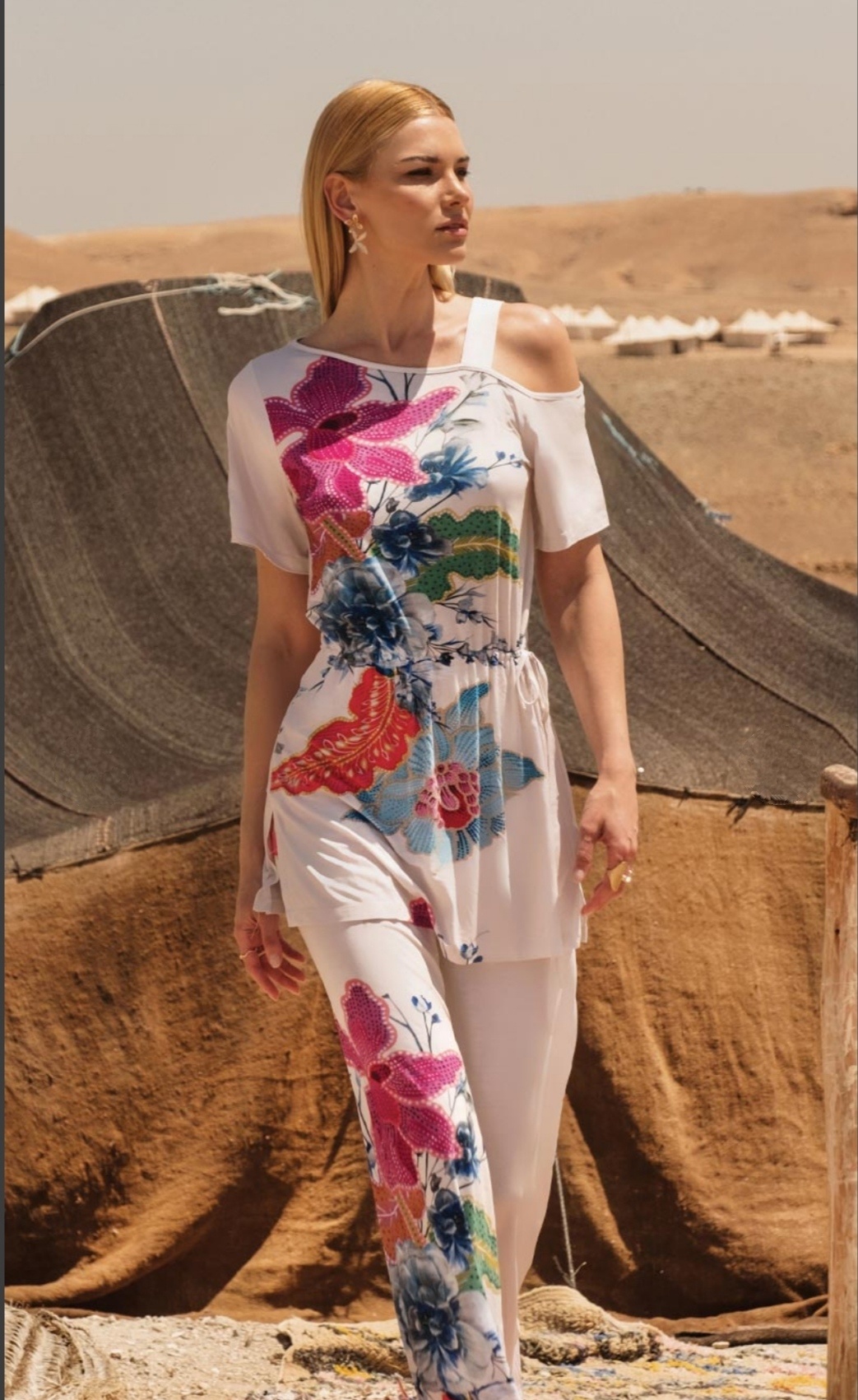 Maxi maglia /mini abito Port rose - 50 %