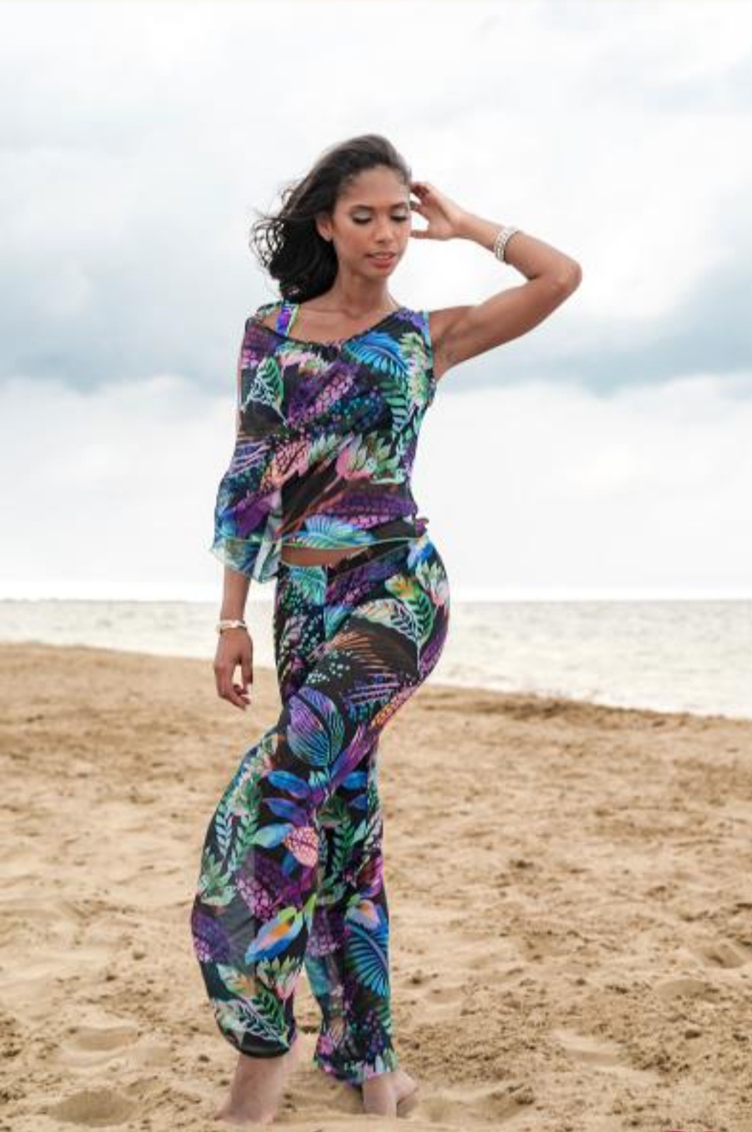 Completo pantaloni + canotta Margarita - 60 %