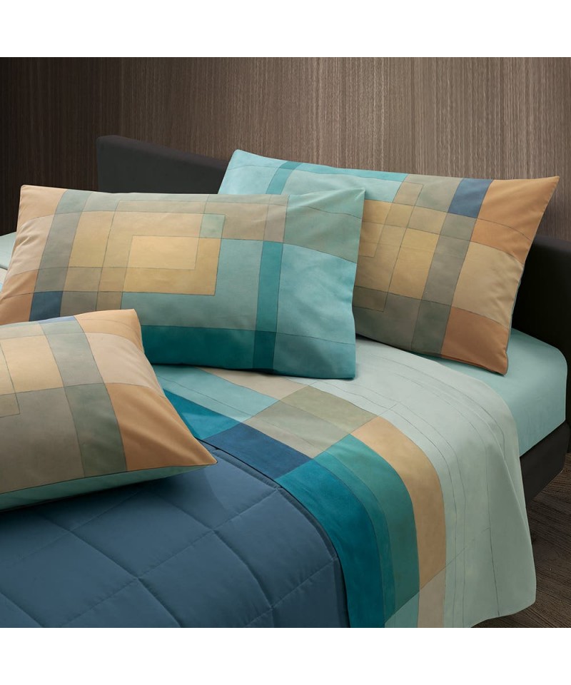 Copriletto trapuntato Square Gabel - 32 %