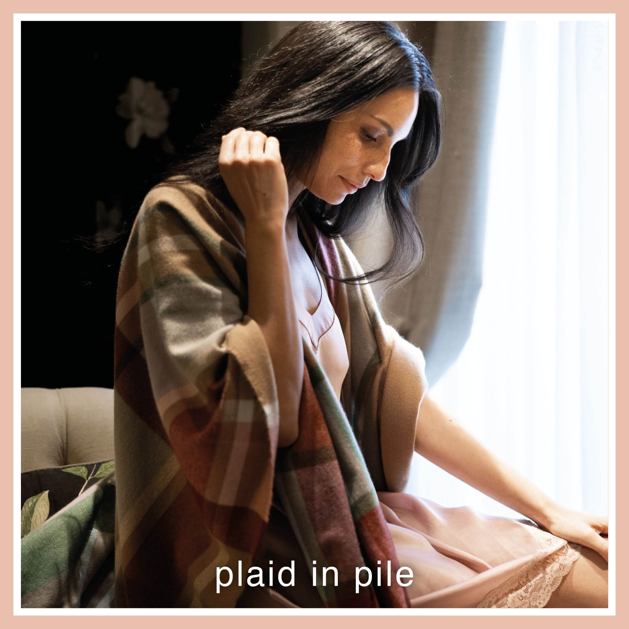 Sciarpa stola in pile kashmir Maryplaid