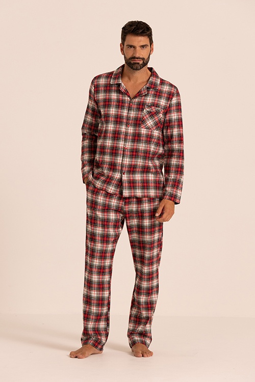 Pigiama uomo in flanella Maryplaid