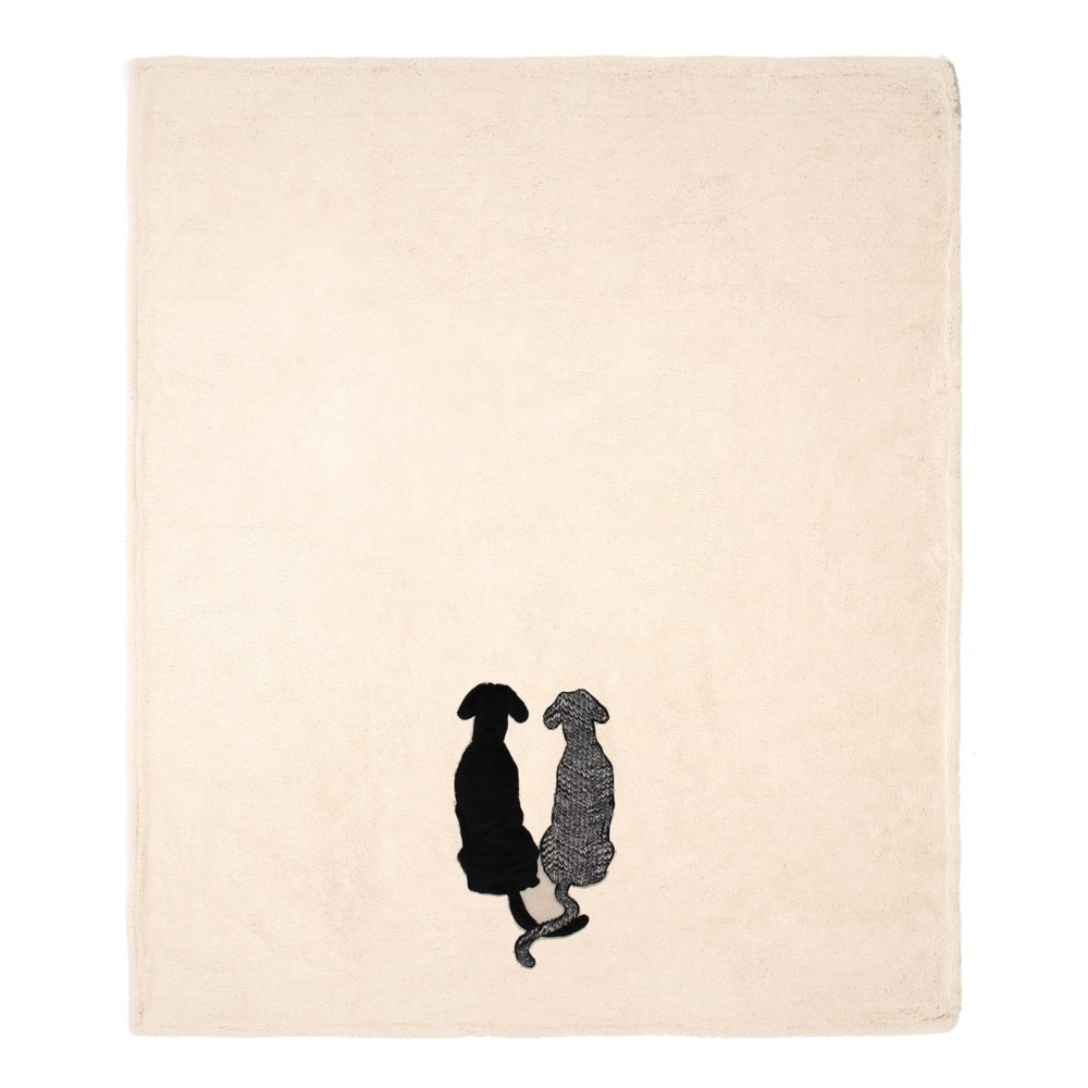 Plaid ricamato Amore a 4 zampe Maryplaid. 25 %