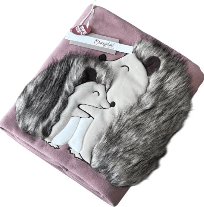 Plaid ricamato Abbraccio d' amore Maryplaid. 30 %