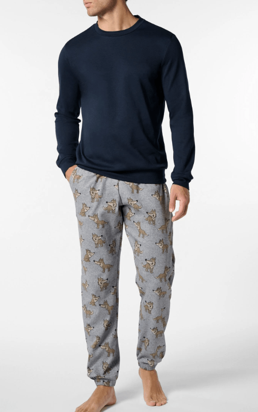 Pigiama unisex in cotone Lupo Perofil - 35 %