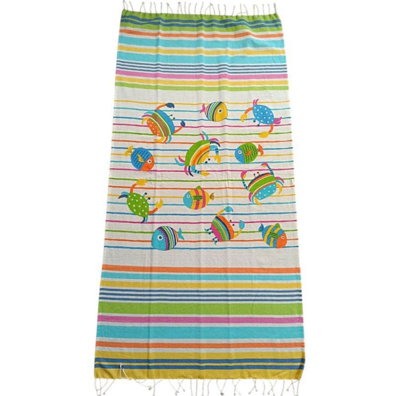 Telo fouta in puro cotone Granchietti