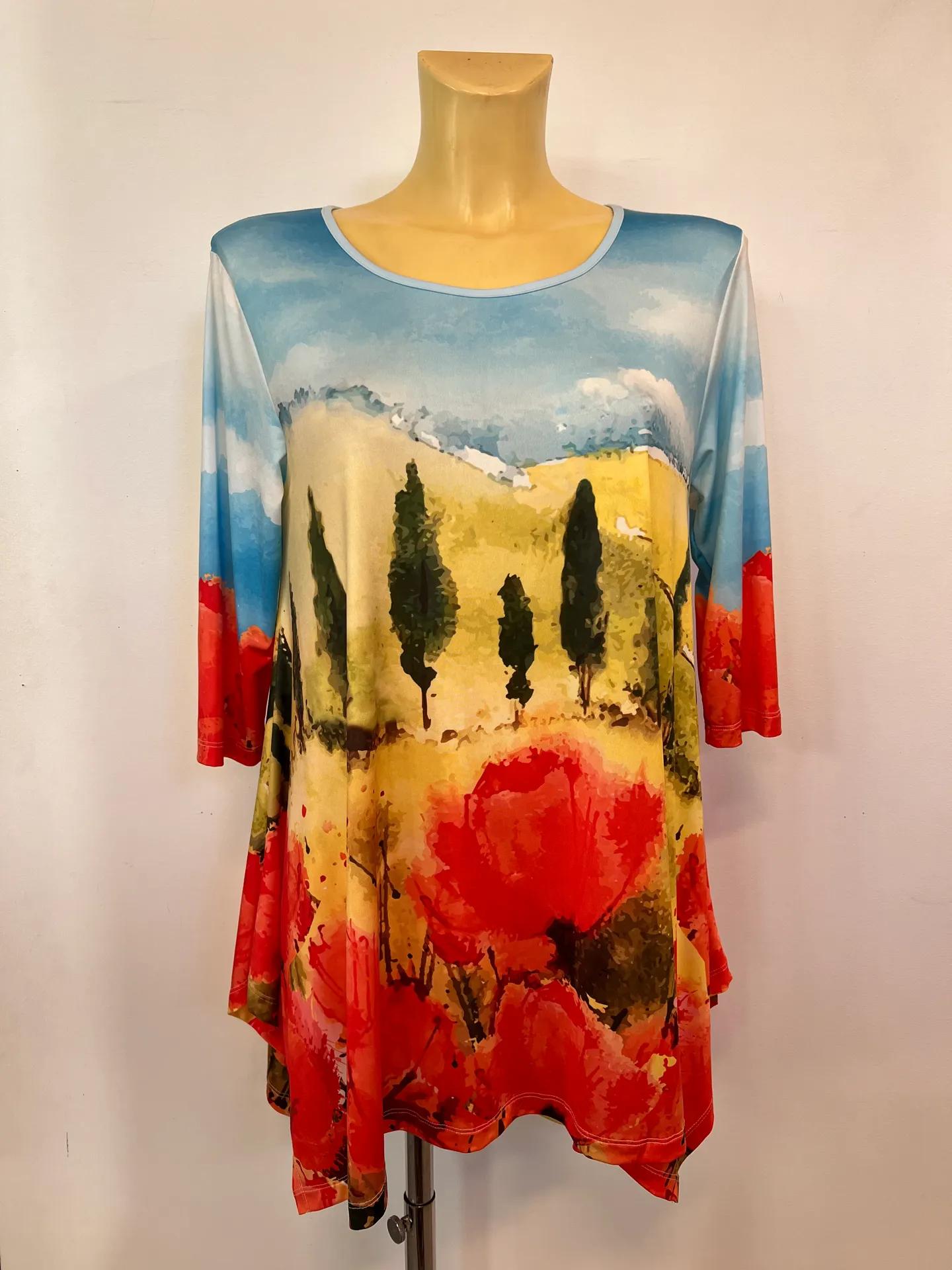 Maglia svasata Papaveri Annamaria - 40 %