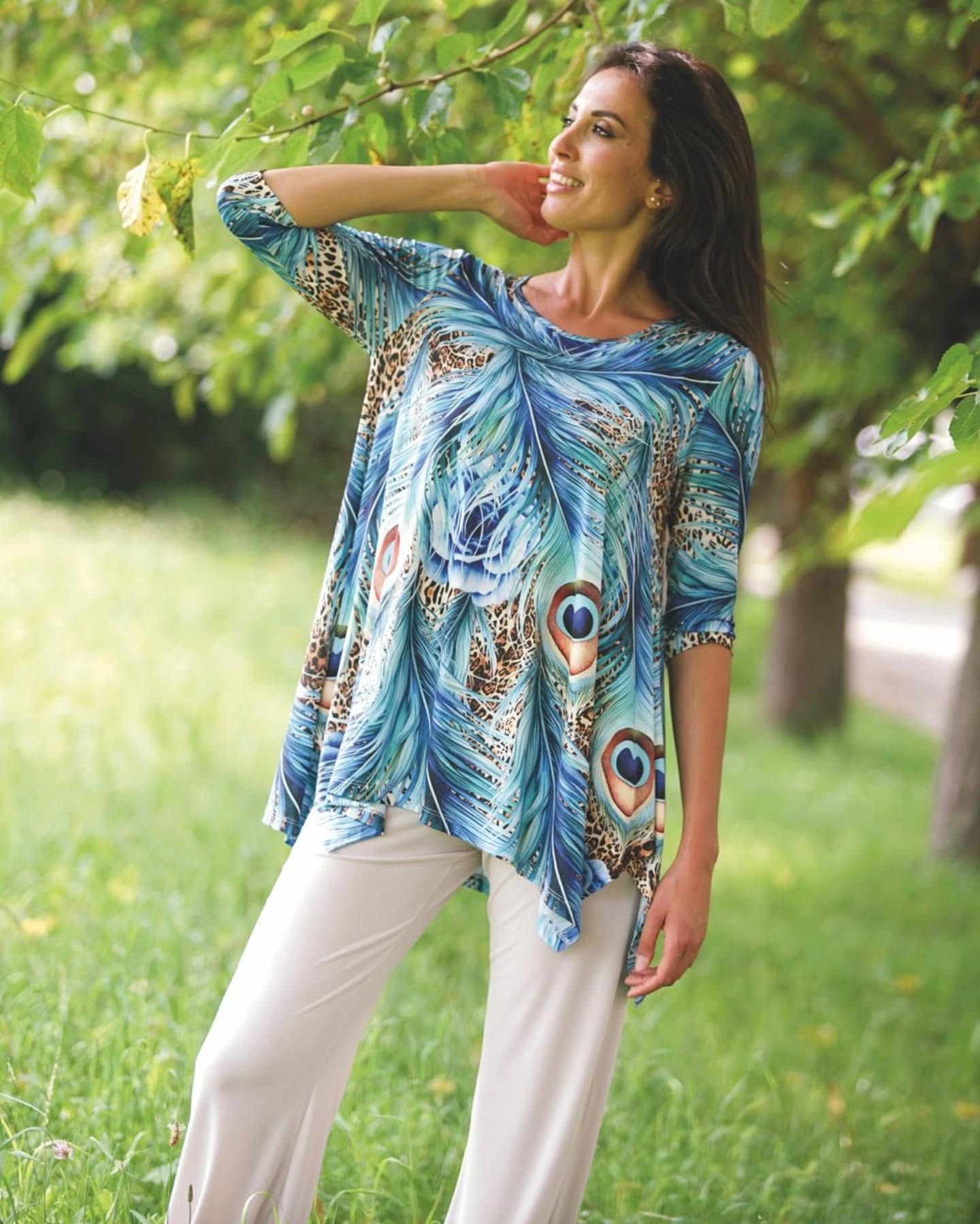 Maglia svasata Pavoni Annamaria - 40 %
